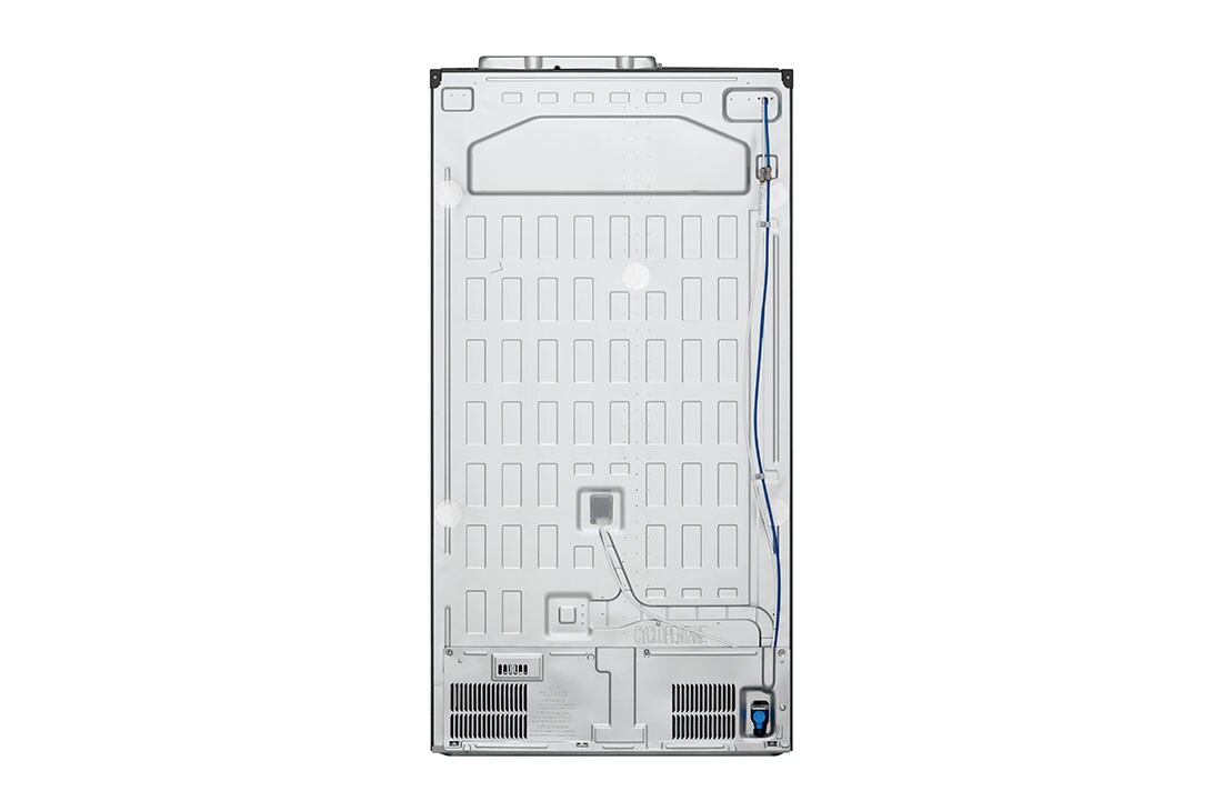 LG 635L Side by Side (Matte Black), Energialuokka D, Vesi/jää ilman vesijohtoliitäntää, Smart Diagnosis™ kanssa Wi-Fi, Back, GSLV91MCAD, thumbnail 15