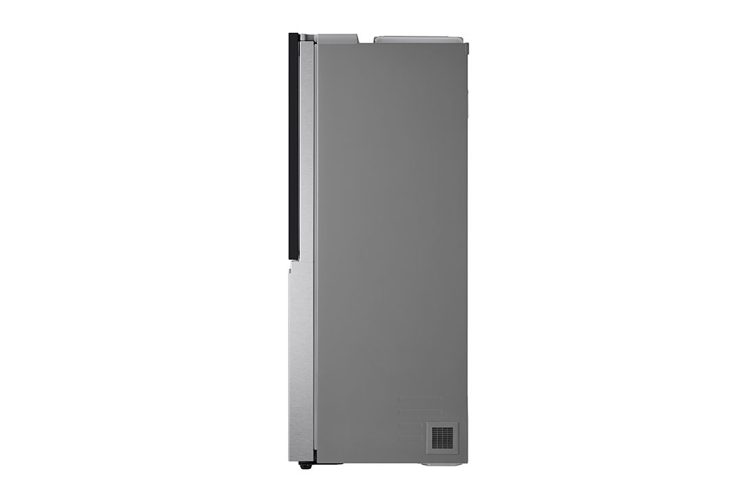 LG 635L InstaView Door in Door™ Side by Side (Metal Sorbet), Energialuokka E, Vesi/jää ilman vesijohtoliitäntää, Smart Diagnosis™ kanssa Wi-Fi, side view , GSXV91MBAE, thumbnail 17