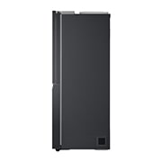 LG 635L Door in Door™ Side by Side (Matte Black Stainless Steel), Energialuokka E, Vesi/jää ilman vesijohtoliitäntää, Smart Diagnosis™ - Wi-Fi-yhteys, Side view, GSJV71MCLE, thumbnail 15