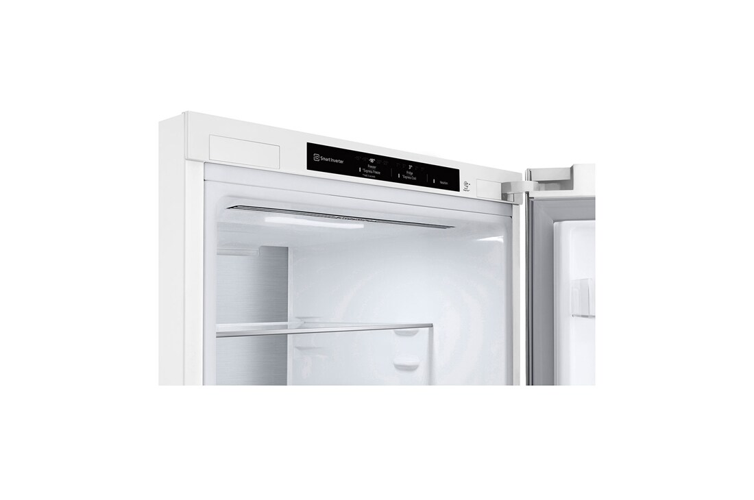 LG 1.86M 344L Jääkaappipakastimet (Valkoinen ) - Energialuokka C, Nature Fresh, Door Cooling+™ ja Smart Diagnosis™, Laatikon ruoka, GBV7180CSW, thumbnail 5