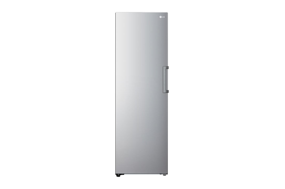 LG 324L Vapaasti seisova pakastin (Shiny Steel) - Energialuokka D, Total No Frost, Express Freeze, Etu, GFT41PZGSF