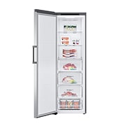 LG 324L Vapaasti seisova pakastin (Shiny Steel) - Energialuokka D, Total No Frost, Express Freeze, Etupuoli avoinna, GFT41PZGSF, thumbnail 2