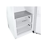 LG 386L Vapaasti seisova jääkaappi (Valkoinen) - Energialuokka D, Door Cooling™, LINEARCooling™, Moist Balance Crisper™, Etupuoli avoinna ruokaa, GLT51SWGSF, thumbnail 3