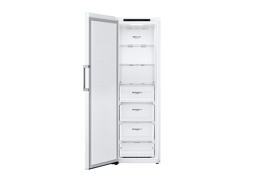 LG 324L Vapaasti seisova pakastin (Valkoinen) - Energialuokka D, Total No Frost, Express Freeze, Front Open, GFT41SWGSF, thumbnail 3
