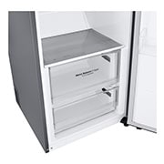 LG 386L Vapaasti seisova jääkaappi (Shiny Steel) - Energialuokka D, Door Cooling™, LINEARCooling™, Moist Balance Crisper™, Drawer view, GLT51PZGSF, thumbnail 4