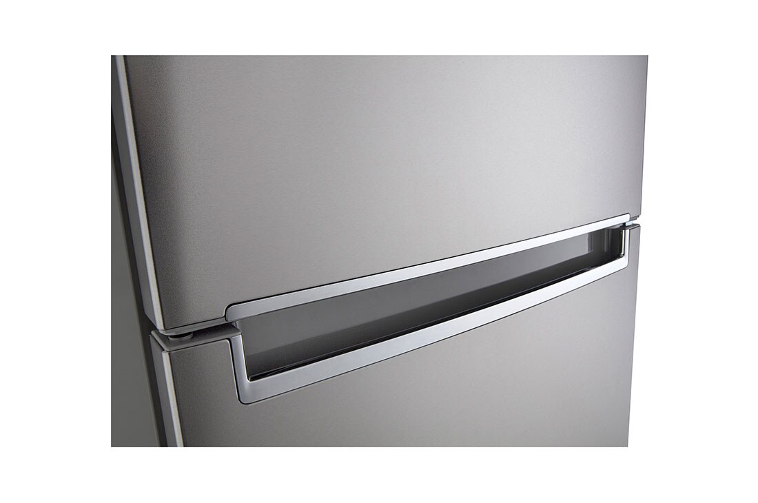 LG 2.03M 381L Jääkaappipakastimet (Metal Sorbet) - Energialuokka A (A-20%), Nature Fresh, Door Cooling⁺™ ja Smart Diagnosis™, Handle detail , GBB92MBB3P, thumbnail 4