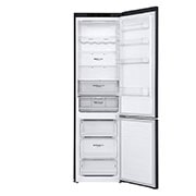 LG 2.03M 384L Jääkaappipakastimet(Matte Black Stainless Steel) - Energialuokka C, Nature Fresh, Door Cooling+™ ja Smart Diagnosis™, _Front All Open, GBB62MCGGN, thumbnail 3