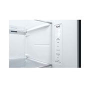 LG 635L InstaView™ Side by Side (Prime Silver), Energialuokka E, Vesi/jää ilman vesijohtoliitäntää, Smart Diagnosis™ kanssa Wi-Fi, Pereceptive view , GSGV81PYLL, thumbnail 7
