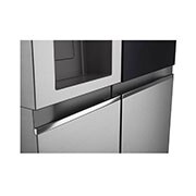 LG 635L InstaView™ Side by Side (Prime Silver), Energialuokka E, Vesi/jää ilman vesijohtoliitäntää, Smart Diagnosis™ kanssa Wi-Fi, Handle view , GSGV81PYLL, thumbnail 10