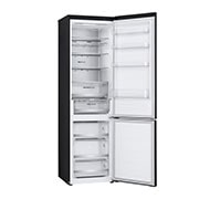 LG 2.03M 387L Jääkaappipakastimet (Matte Black) - Energialuokka C, Door Cooling™ ja Smart Diagnosis™ ja Wi-Fi, left side double door open, GBV5250CEP, thumbnail 12