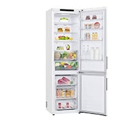 LG GBP62SWNGN 2.03M 384L Jääkaappipakastimet (Valkoinen) - EnergialuokkaD, Door Cooling™ja Smart Diagnosis™, left view with food, GBP62SWNGN, thumbnail 13