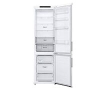 LG GBP62SWNGN 2.03M 384L Jääkaappipakastimet (Valkoinen) - EnergialuokkaD, Door Cooling™ja Smart Diagnosis™, front view without food, GBP62SWNGN, thumbnail 4
