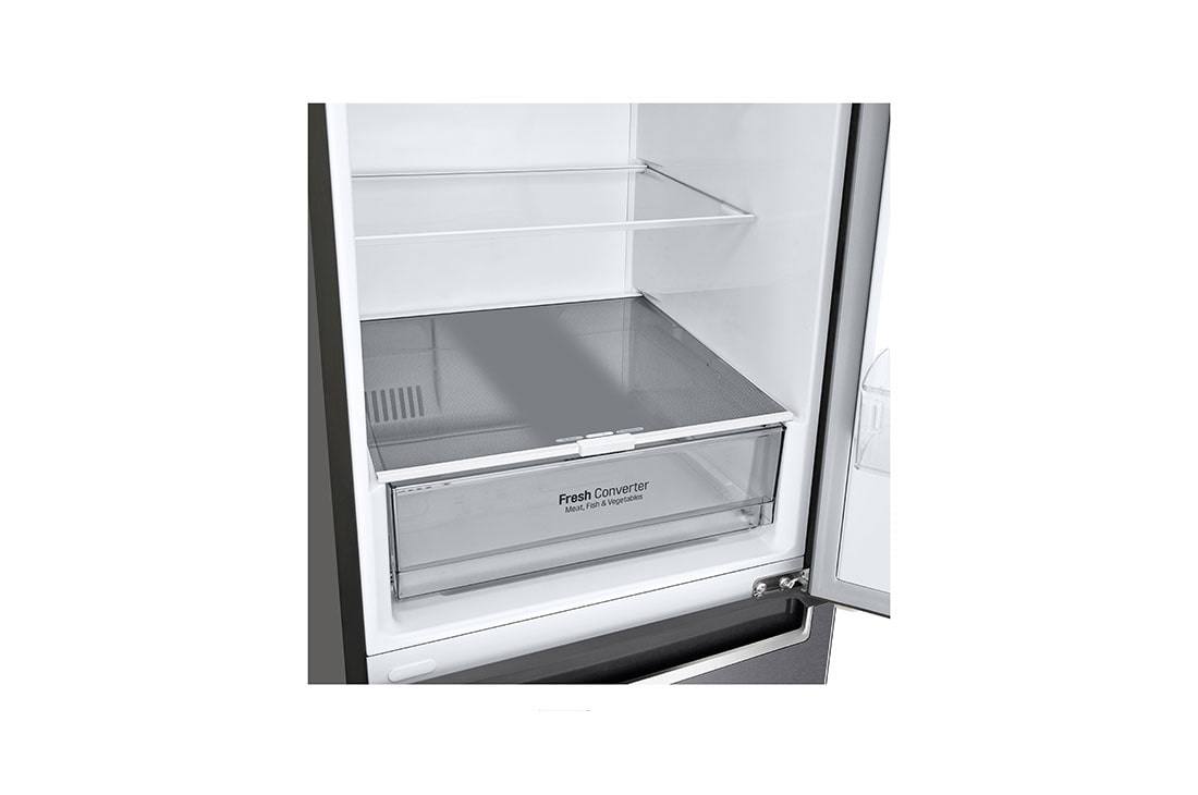 LG GBP61DSPGN 1.86M 341L Jääkaappipakastimet (Dark Silver) - Energialuokka D, Door Cooling™ja Smart Diagnosis™, inside view without food, GBP61DSPGN, thumbnail 6