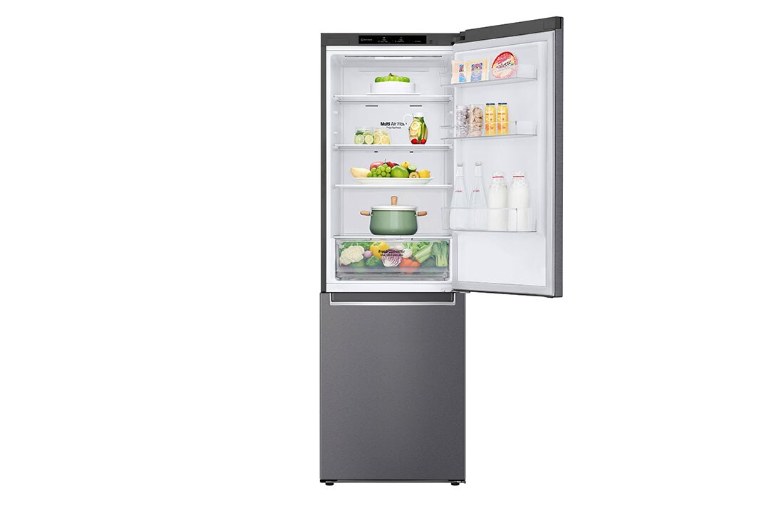 LG GBP61DSPGN 1.86M 341L Jääkaappipakastimet (Dark Silver) - Energialuokka D, Door Cooling™ja Smart Diagnosis™, top view with food, GBP61DSPGN, thumbnail 12