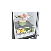 LG GBP61DSPGN 1.86M 341L Jääkaappipakastimet (Dark Silver) - Energialuokka D, Door Cooling™ja Smart Diagnosis™, inside view with food, GBP61DSPGN, thumbnail 7