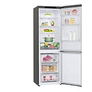 LG GBP61DSPGN 1.86M 341L Jääkaappipakastimet (Dark Silver) - Energialuokka D, Door Cooling™ja Smart Diagnosis™, side view with food, GBP61DSPGN, thumbnail 11