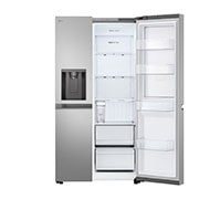 LG 641L Door in Door™ Side by Side (Prime Silver), Energialuokka E, Vesi/jää vesijohtoliitännällä, Smart Diagnosis™ , GSJC41PYPE, GSJC41PYPE, thumbnail 5