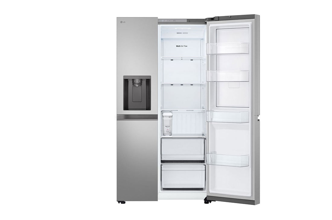 LG 641L Door in Door™ Side by Side (Prime Silver), Energialuokka E, Vesi/jää vesijohtoliitännällä, Smart Diagnosis™ , GSJC41PYPE, GSJC41PYPE, thumbnail 5