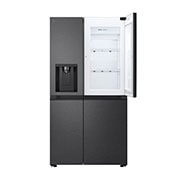 LG 641L Side by Side (Matte Black), Energialuokka E, Vesi/jää ilman vesijohtoliitäntää, Smart Diagnosis™ , right top door without open, GSJC41EPPE, thumbnail 7