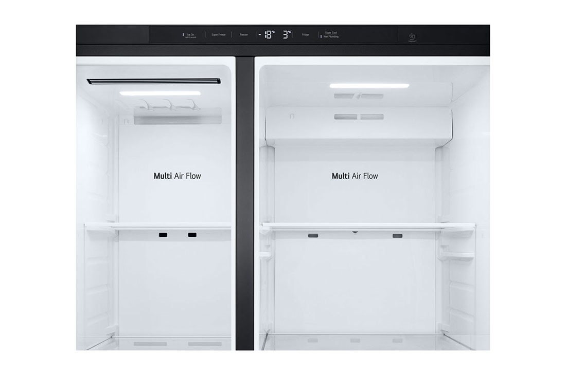 LG 641L Side by Side (Matte Black), Energialuokka E, Vesi/jää ilman vesijohtoliitäntää, Smart Diagnosis™ , storages , GSJC41EPPE, thumbnail 8