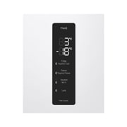 LG 2.03M 387L Jääkaappipakastimet (Valkoinen) - Energialuokka C, Door Cooling™ ja Smart Diagnosis™ ja Wi-Fi, front double door open empty view, GBV5250CSW, thumbnail 3