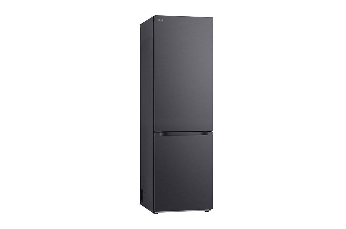 LG 1.86M 344L Jääkaappipakastimet (Matte Black) - Energialuokka E, Nature Fresh, Door Cooling+™ ja Smart Diagnosis™, left side, GBV3100EEP, thumbnail 13