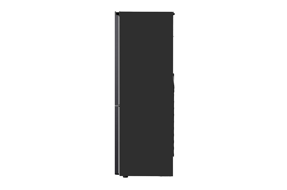 LG 1.86M 344L Jääkaappipakastimet (Matte Black) - Energialuokka E, Nature Fresh, Door Cooling+™ ja Smart Diagnosis™, side view, GBV3100EEP, thumbnail 15