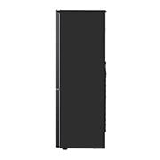 LG 1.86M 344L Jääkaappipakastimet (Matte Black) - Energialuokka E, Nature Fresh, Door Cooling+™ ja Smart Diagnosis™, side view, GBV3100EEP, thumbnail 15