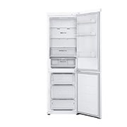 LG 1.86M 344L Jääkaappipakastimet (Valkoinen) - Energialuokka E, Nature Fresh, Door Cooling+™ ja Smart Diagnosis™, Front all door open without food, GBV3100ESW, thumbnail 2