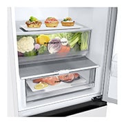 LG 1.86M 344L Jääkaappipakastimet (Valkoinen) - Energialuokka E, Nature Fresh, Door Cooling+™ ja Smart Diagnosis™, Drawer with food, GBV3100ESW, thumbnail 8