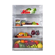 LG 186M 352L Jääkaappipakastimet(Essence Black) - Energialuokka D, InstaView™, Nature Fresh, Door Cooling+™ Smart Diagnosis™ kanssa Wi-Fi, detailed view , GBG7190CEV, thumbnail 8