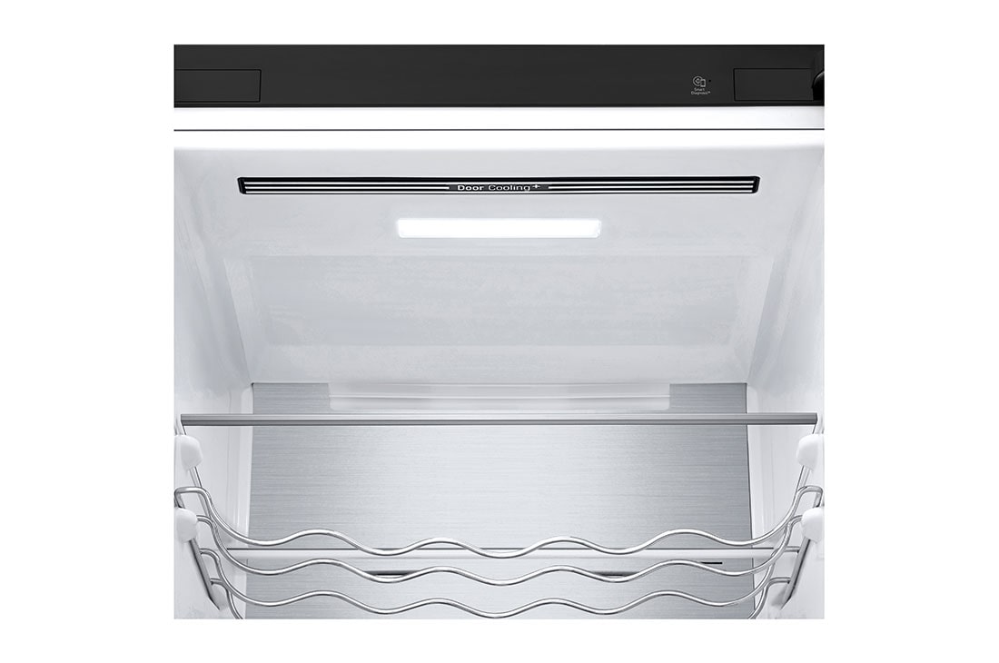 LG 2.03M 387L Jääkaappipakastimet(Matte Black) - Energialuokka D, Door Cooling™ ja Smart Diagnosis™ kanssa Wi-Fi, Door cooling LED, GBV5250DEP, thumbnail 5