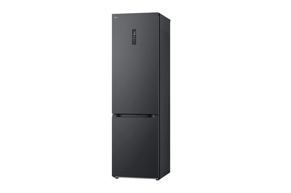 LG 2.03M 387L Jääkaappipakastimet(Matte Black) - Energialuokka D, Door Cooling™ ja Smart Diagnosis™ kanssa Wi-Fi, left side view , GBV5250DEP, thumbnail 14