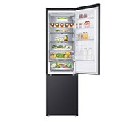 LG 2.03M 387L Jääkaappipakastimet(Matte Black) - Energialuokka D, Door Cooling™ ja Smart Diagnosis™ kanssa Wi-Fi, Top view open food, GBV5250DEP, thumbnail 4