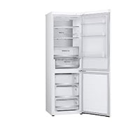 LG 1.86M 344L Jääkaappipakastimet(Valkoinen) - Energialuokka D, Door Cooling™ ja Smart Diagnosis™ kanssa Wi-Fi, Left side open view, GBV5150DSW, thumbnail 12