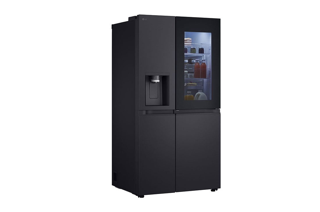 LG 628L InstaView Door in Door™ Side by Side (Essence Black), Energialuokka D, Vesi/jää ilman vesijohtoliitäntää, Smart Diagnosis™ ja Wi-Fi, GSXV91MCAE, GSXE91EVAD, thumbnail 12