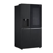 LG 635L InstaView™ Side by Side (Matte Black), Energialuokka E, Vesi/jää ilman vesijohtoliitäntää, Smart Diagnosis™ ja Wi-Fi, right view, GSGV80EPLL, thumbnail 14