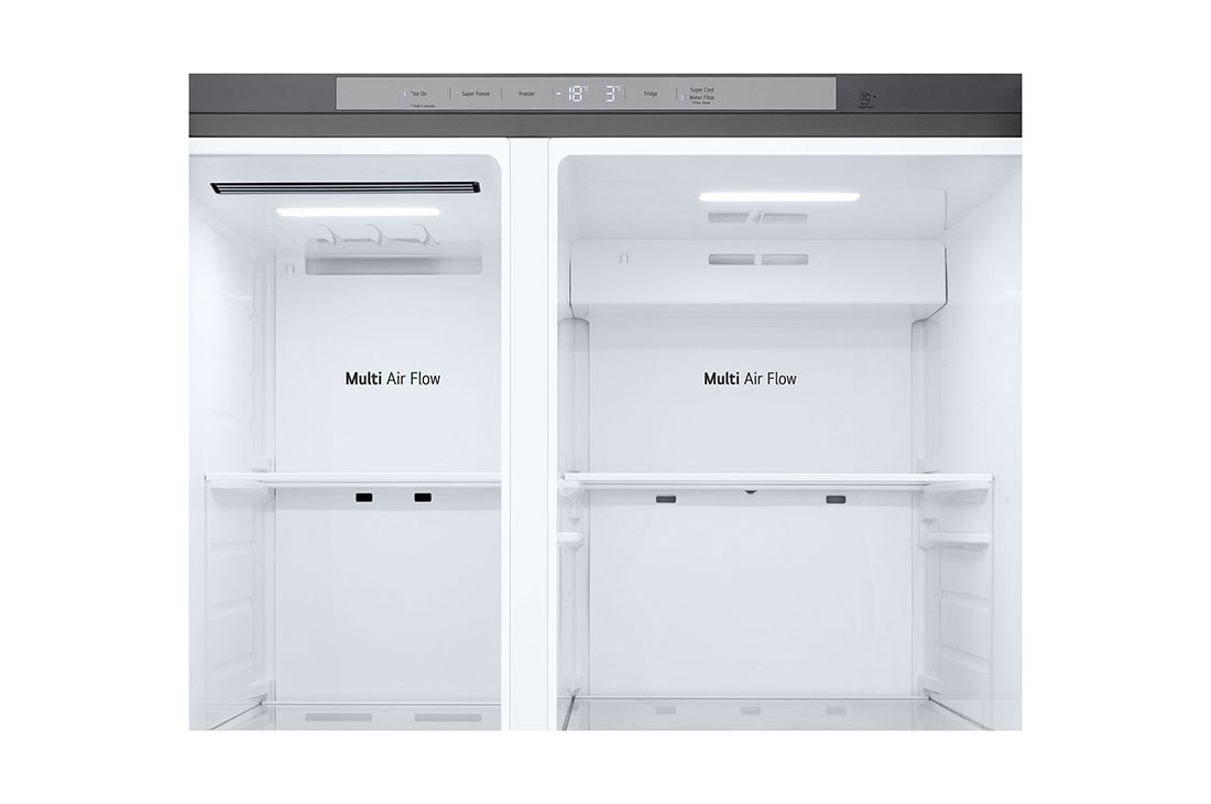 LG 638L Door in Door™ Side by Side (Prime Silver), Energialuokka E, Vesi/jää ilman vesijohtoliitäntää, Smart Diagnosis™ , storage view , GSJC40PYPE, thumbnail 8