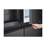 LG 638L Door in Door™ Side by Side (Matte Black), Energialuokka E, Vesi/jää ilman vesijohtoliitäntää, Smart Diagnosis™ , GSJC40EPPE, GSJC40EPPE, thumbnail 10