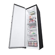 LG                             324L: n Erillinen pakastin (Matte Black) - Energialuokka D, Total No Frost, Express Freeze   , Perspective, GFT41MCGSF, thumbnail 5
