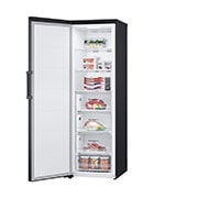 LG                             324L: n Erillinen pakastin (Matte Black) - Energialuokka D, Total No Frost, Express Freeze   , Right view, GFT41MCGSF, thumbnail 6