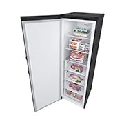 LG                             324L: n Erillinen pakastin (Matte Black) - Energialuokka D, Total No Frost, Express Freeze   , Perspective, GFT41MCGSF, thumbnail 8
