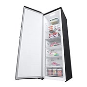 LG                             324L: n Erillinen pakastin (Matte Black) - Energialuokka D, Total No Frost, Express Freeze   , Perspective, GFT41MCGSF, thumbnail 8