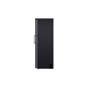 LG                             324L: n Erillinen pakastin (Matte Black) - Energialuokka D, Total No Frost, Express Freeze   , Side view, GFT41MCGSF, thumbnail 14
