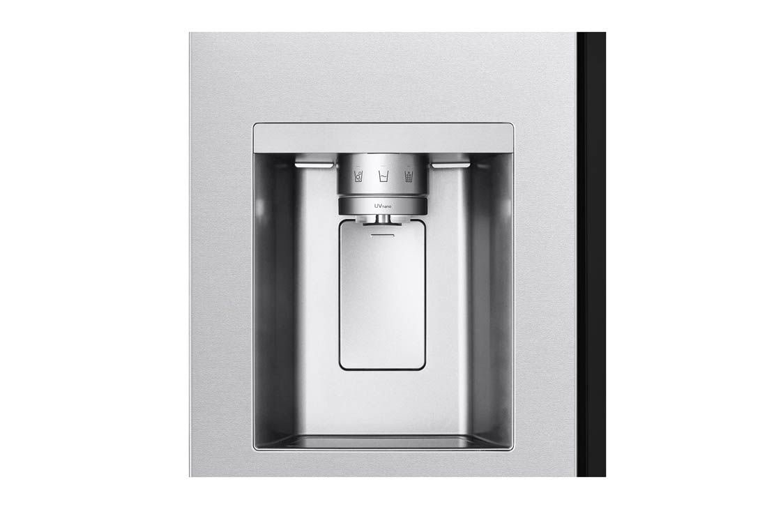 LG 628L InstaView Door in Door™ Side by Side (Metal Sorbet), Energialuokka D, Vesi/jää ilman vesijohtoliitäntää, Smart Diagnosis™ ja Wi-Fi, GSXE91MBAD, thumbnail 4