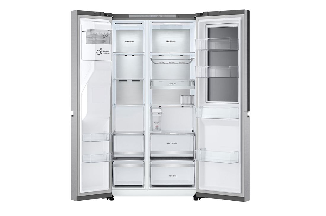 LG 628L InstaView Door in Door™ Side by Side (Metal Sorbet), Energialuokka D, Vesi/jää ilman vesijohtoliitäntää, Smart Diagnosis™ ja Wi-Fi, GSXE91MBAD, thumbnail 15