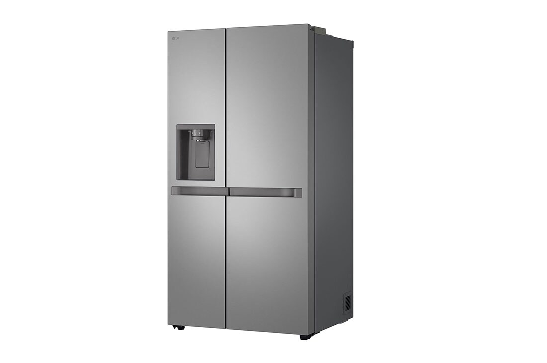 LG 638L Side by Side (Prime Silver), Energialuokka E, Vesi/jää ilman vesijohtoliitäntää, Smart Diagnosis™, Front Right Open, GSLC40PYPE, thumbnail 12
