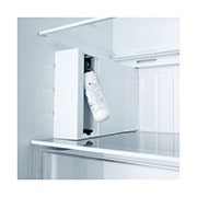 LG 638L Side by Side (Prime Silver), Energialuokka E, Vesi/jää ilman vesijohtoliitäntää, Smart Diagnosis™, Plumbing, GSLC40PYPE, thumbnail 5