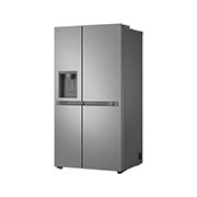 LG 638L Side by Side (Prime Silver), Energialuokka E, Vesi/jää ilman vesijohtoliitäntää, Smart Diagnosis™, Front Right Open, GSLC40PYPE, thumbnail 12