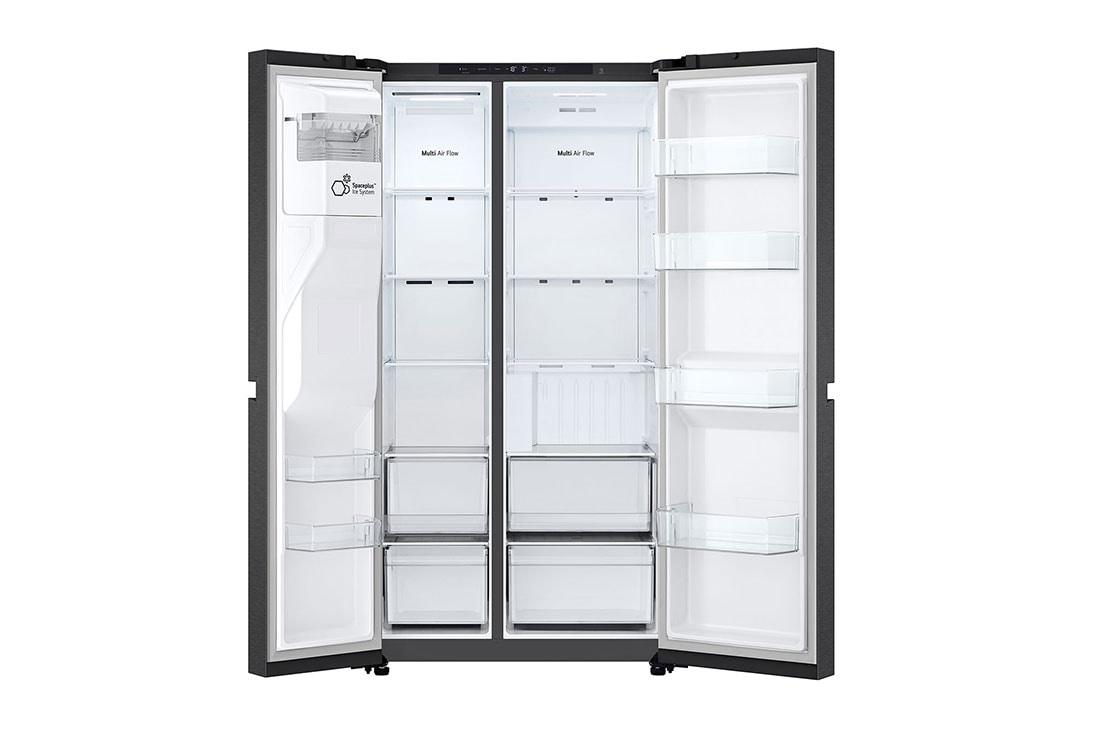 LG 638L Side by Side (Matte Black), Energialuokka E, Vesi/jää ilman vesijohtoliitäntää, Smart Diagnosis™, GSLC40EPPE, GSLC40EPPE, thumbnail 3